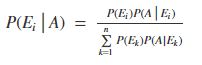 Bayes Theorem Statement