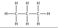 structural formula of propane