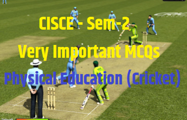MCQ Cricket Physical Education