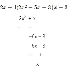If (2x + 1) is a factor of both the expressions 2x2 – 5x + p and 2x2 + 5x + q, find the value of p and q. Hence find the other factors of both the polynomials.