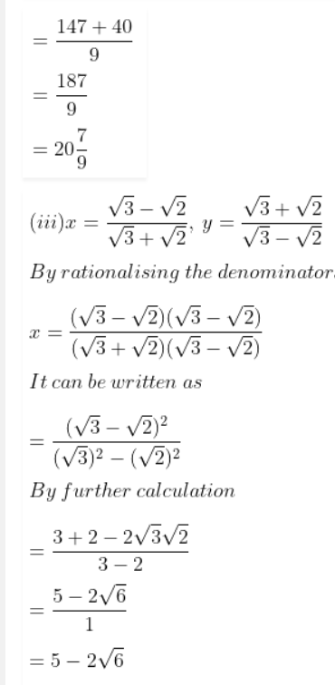 ML Aggarwal Rational and Irrational Number Chapter Test Class 9 ICSE ...