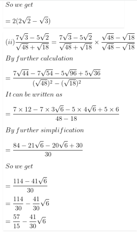 Ml Aggarwal Rational And Irrational Number Chapter Test Class 9 Icse Maths Solutions Icsehelp