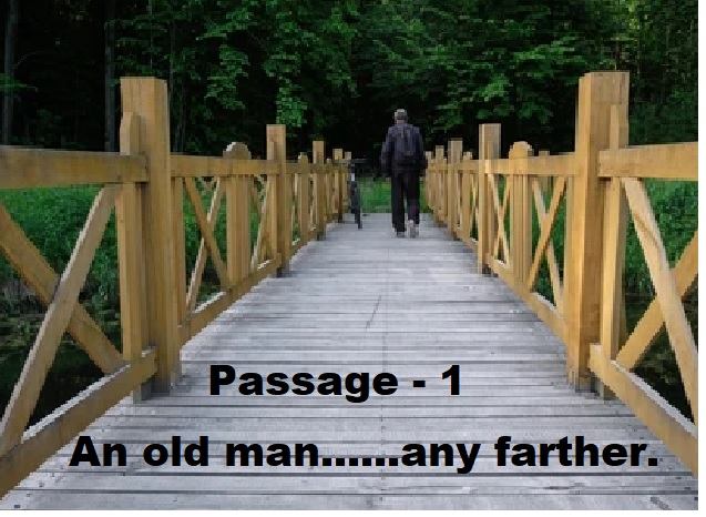 Old Man at the Bridge Treasure Trove Short Stories Workbook Solutions Ch-2 Passage-1
