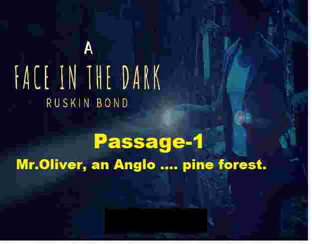 A Face in The Dark Treasure Trove Solutions Ch-5 Passage-1