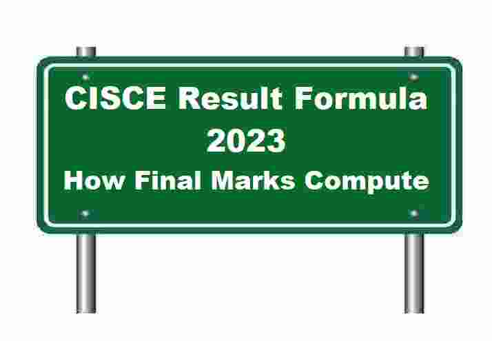 CISCE Result Formula 2023