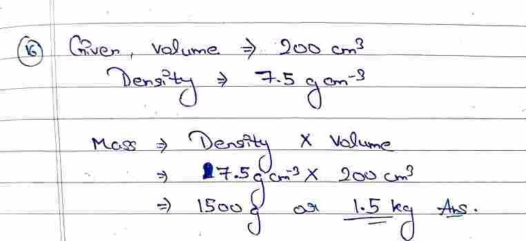 Physical Quantities and Measurement Class-8th Goyal Brothers Physics Solutions