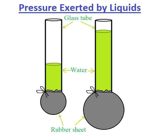 Pressure Exerted by Liquids Class-8th Goyal Brothers Physics Solutions
