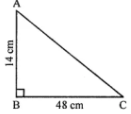 (i) In a right-angled triangle ABC