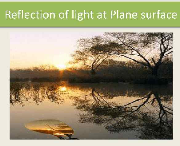 Reflection of Light on Plane Surfaces Class-8th Goyal Brothers ICSE Physics Solution Chapter-5 Unit-1
