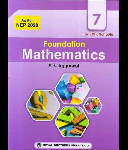 RS Aggarwal ICSE Class-7 Foundation Maths Goyal Brother Prakashan ...