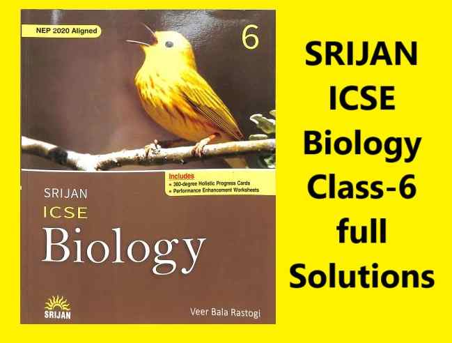 srijan icse biology book class 6