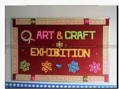 Composition Art and Craft Fair Describe Experience of Items displayed