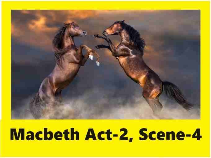 Macbeth Act 2 Scene 4 ISC Workbook Questions Answers
