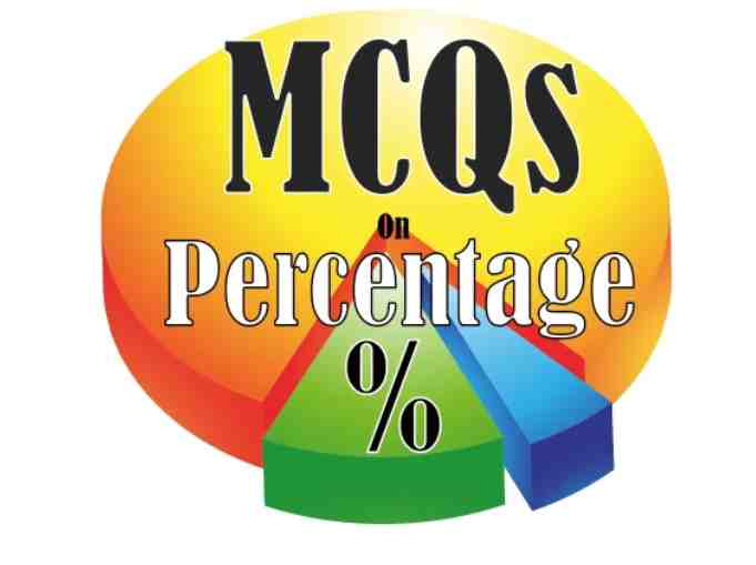 Percentage Class 7 RS Aggarwal Exe-9D MCQs Goyal Brothers ICSE Maths Solutions