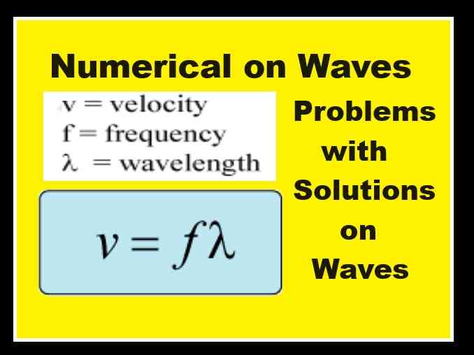 Propagation of Sound Waves Exe-8A Numericals Concise Physics ICSE Class 9