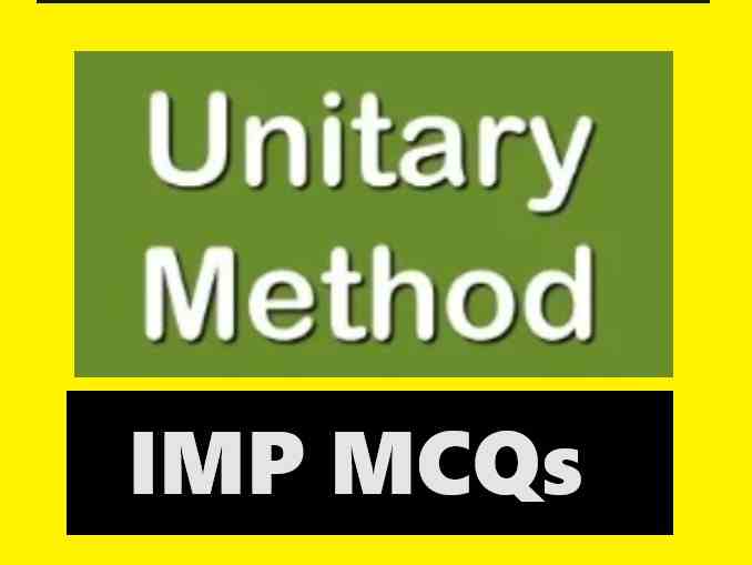 Unitary Method Class 7 RS Aggarwal Exe-8B MCQs Goyal Brothers ICSE Maths Solutions