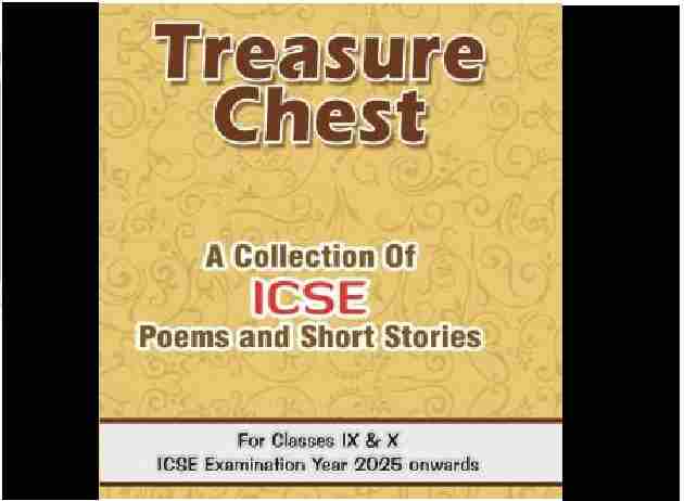 ICSE Class 10 Poem Treasure Chest Workbook Solutions