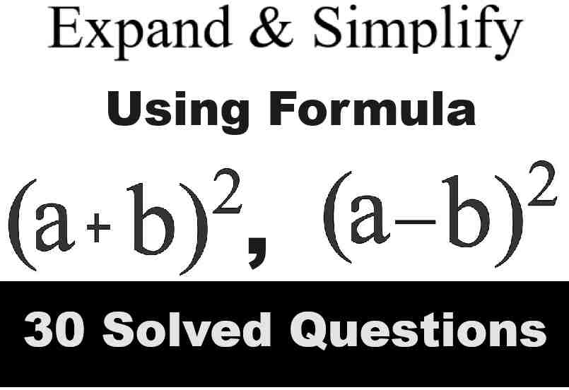 Expansions Class 9 RS Aggarwal Exe-3A Goyal Brothers ICSE Maths Solutions