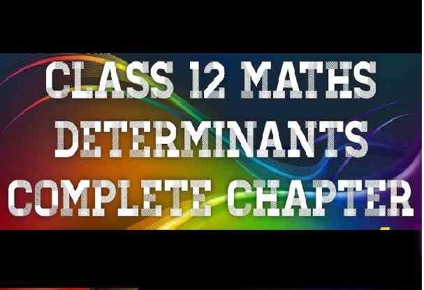 Determinant ISC Class 12 Maths ML Aggarwal Solutions
