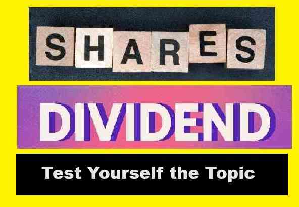 Share and Dividend Ch-Test Class 10 ML Aggarwal Solutions for ICSE Maths Ch-3