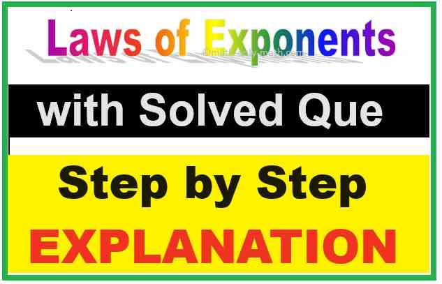 Exponents and Powers Class 8 RS Aggarwal Exe-2A Goyal Brothers ICSE Maths Solutions