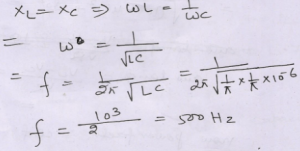 The main-supply voltage of the alternating-current circuit shown in the figure is constant, but its frequency f is variable. For what frequency the voltage across the resistance R will be maximum?