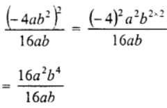 (vi) {(−4ab²)²}/16ab