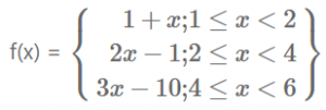 Que-4: A function f is defined on the set of integers as follows :