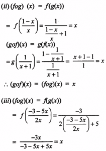 Use composition to show that f and g are inverse of each other.