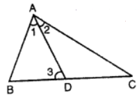 In the figure, if ∠1 = ∠2, prove that BA > BD. 