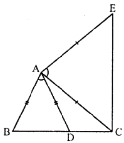 15 In figure, AC = AE, AB = AD and ∠BAD =∠EAC. Prove that BC = DE.