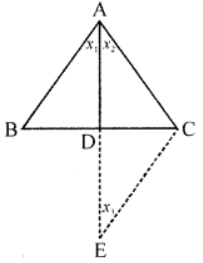 If the bisector of the vertical angle of a triangle bisects the base also, the triangle is isosceles.