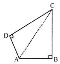 Que-3: In the figure, prove that Ab² – AD² = CD² – CB².