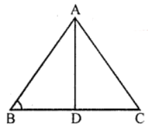 In the figure, ∠B of ∆ABC is an acute angle and AD ⊥ BC. Prove that AC² = AB² + BC² – 2BC.BD