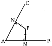 In figure, prove that AP bisects ∠BAC.