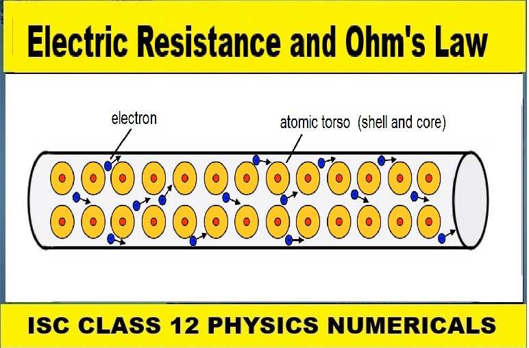 Electric Resistance and Ohm's Law Numericals Class-12 Nootan ISC Physics
