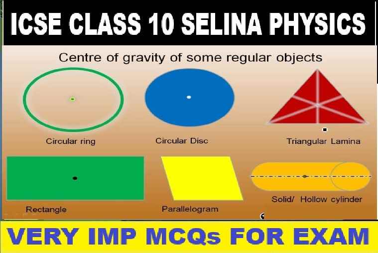 Force Exe-1B MCQs Concise Class 10 ICSE Selina Solutions