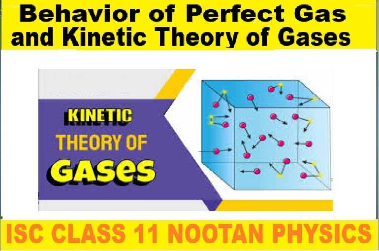 Kinetic Theory of Gases Numerical Class-11 Nootan ISC Physics