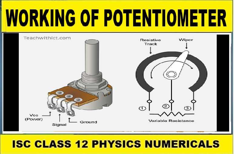 Potentiometer Numerical Class-12 Nootan ISC Physics Ch-6 DC Circuits and Measurements