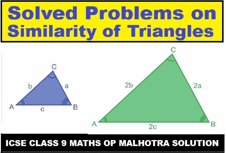 Triangles Class 9 OP Malhotra Exe-8B ICSE Maths Solutions Ch-8