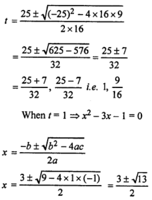 Que-7: √(x²-3x) = 4x²−12x−3