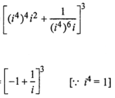 [i^(18) + (1/i)^(25)]³