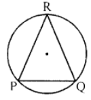 Que-2: ∆PQR is inscribed in a circle. ∠P = ∠Q. Prove that PR = QR.