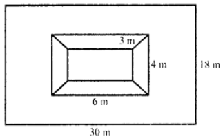 Que-19: A field is 30 m long and 18 m broad. A pit 6 m long, 4 m wide and 3 m deep, is dug out from the middle of the field and the earth removed is evenly spread over the remaining area to the field, Find the rise in the level of the remaining part of the field in centimetres correct to one decimal place.