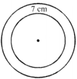 Que-14: A road which is 7 m wide surrounds a circular park whose circumference is 352 m. Find the surface area of the road.