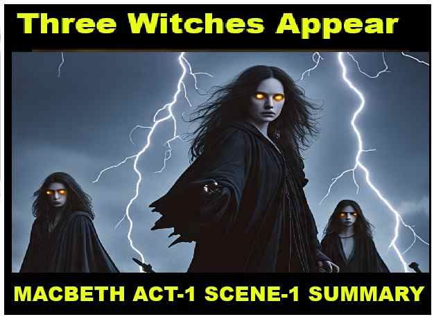 Macbeth Act-1 Scene-1 Summary ISC Class 11 Drama