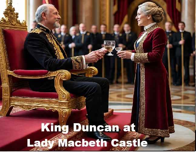 Macbeth Act-1 Scene-6 Context Questions ISC Class 11 Workbook Solutions of Eng Drama