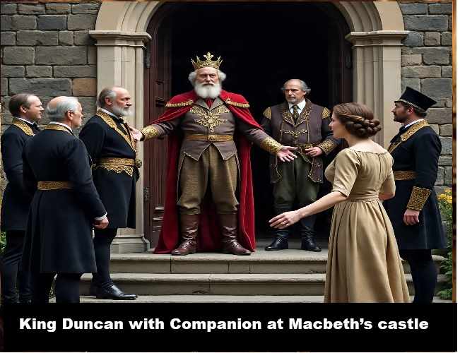Macbeth Act-1 Scene-6 MCQs ISC Class 11 Drama Workbook Solutions