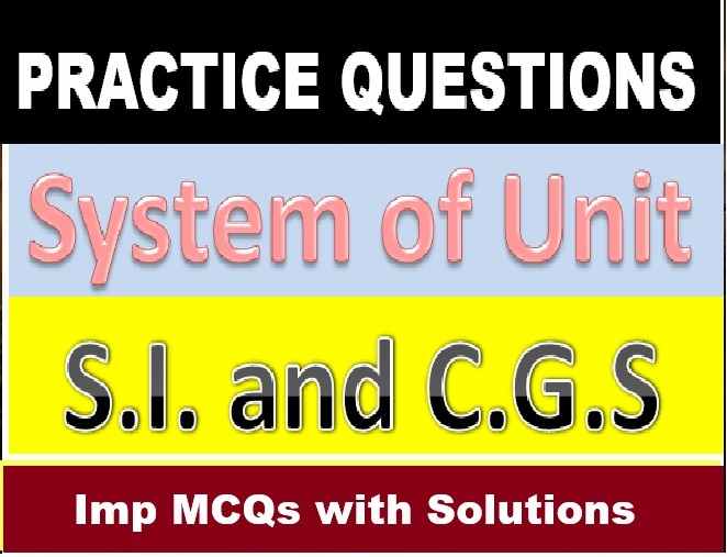 Measurements and Experimentation Exe-1A MCQs Concise Physics Solutions ICSE Class-9 Selina Publishers