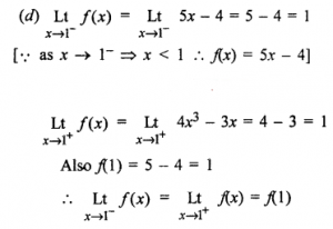 Que-5: (a) Find all points of discontinuity of f where f is defined by f(x) ={2x+36,if x≤2 {2x-3,if x>2. (b) Discuss the discontinuity of the function f(x) at x = 0 ,if f(x)={2x-1,if x<0 {2x+1,if x≥0. (c) Is the function defined by f(x) ={x+5,if x≤1 {x-5,if x>1 , a continuos function? (d) Show that f(x) ={5x-4, when 0<x≤1 {4x³-3x, when 1<x<2,is continuos at x=1.